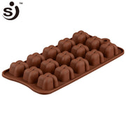 Onhand 15 Cavity Chines Knot Unique Silicone Mold Chocolate