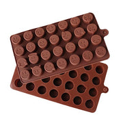 Onhand 28Cavity Emoji Emotion Smiley Silicone Chocolate Mold