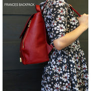 [FREE SHIPPING] Frances Backpack (Maroon)