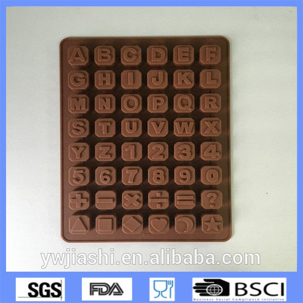 Onhand alphabet letters Molds silicone chocolate Molders