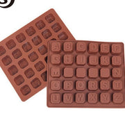 Onhand 30Mini Letters Alphabet Mould Silicone Chocolate Mold