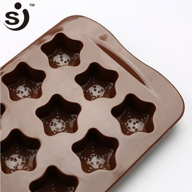 Onhand Stars 15 Cavities Silicone Chocolate Moulds Molder