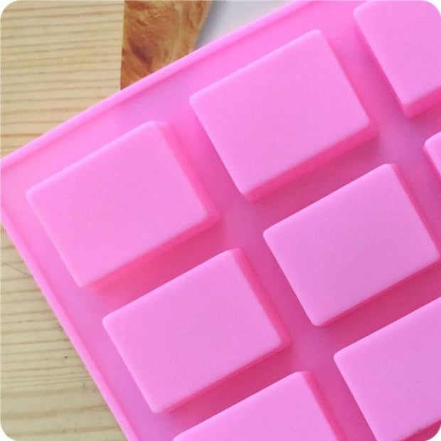 ONHAND Rectangular Chocolate Soap Silicone Mold Molder