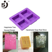 Onhand Soap Silicone Tree Rectangular Mold  Soap Molder