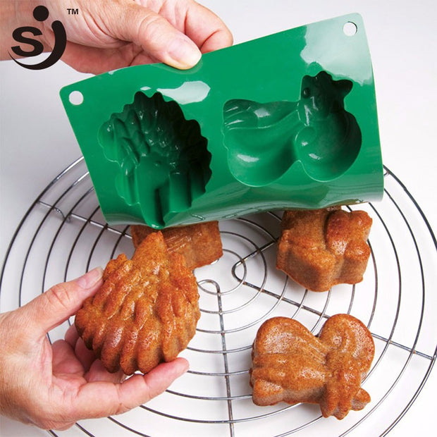 Onhand Animals Hedgehog Owl Squirrel Silicone Mold cake  Pop