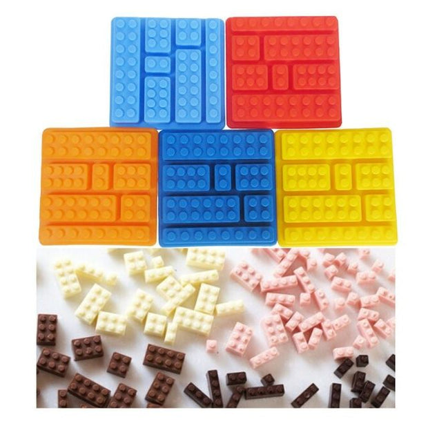 Lego Silicone Mold Bricks Style Ice Molder