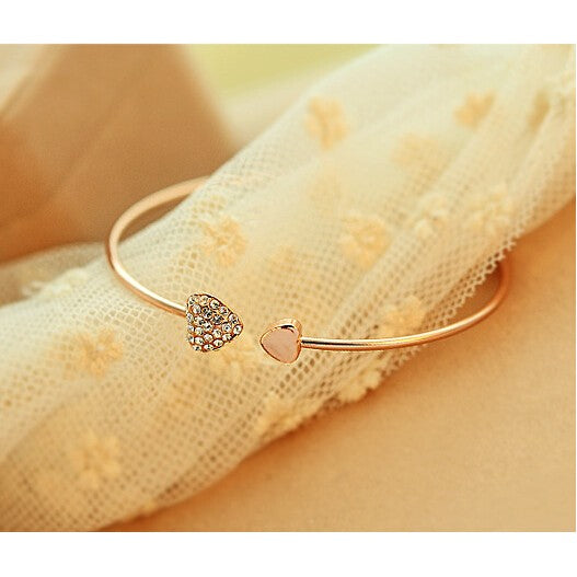 Double Heart Bracelet