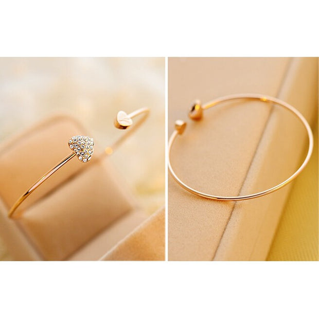 Double Heart Bracelet
