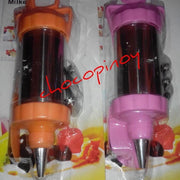 High-grade stainless steel syringe/Cake Deco Plunger w/4Tips