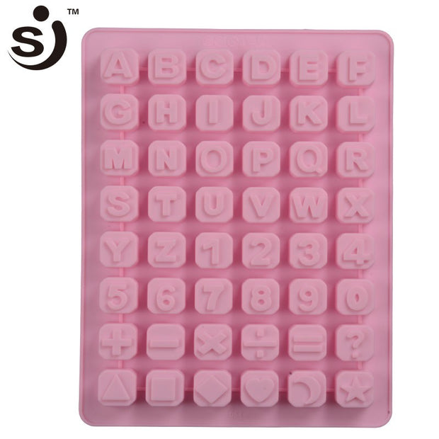 Onhand alphabet letters Molds silicone chocolate Molders