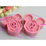 2 pcs Mickey Mouse Cookie Cutter