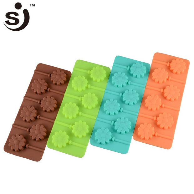 Onhand Lollipop Mold Sunflower Silicone Flower Candy Molder