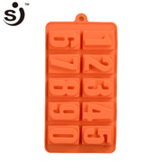 Onhand 10 Cavity Numbers Mold Silicone choco Chocolate Mould