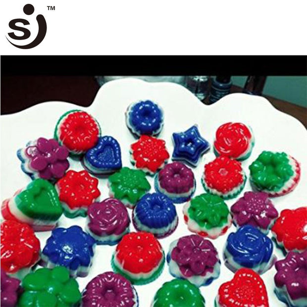 Onhand 12 Cavities Flowers Choco Silicone Mini 3D Cake Molds