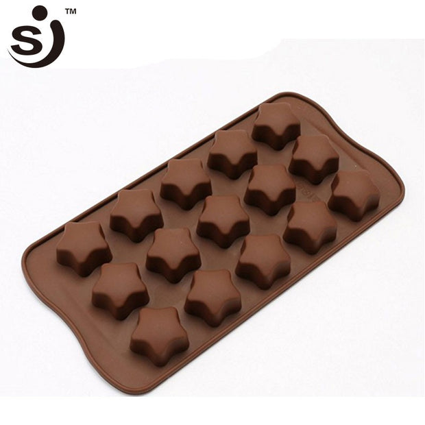 Onhand Stars 15 Cavities Silicone Chocolate Moulds Molder
