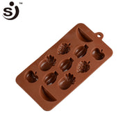 Onhand fruit pineapple grape banana silicone chocolate mold