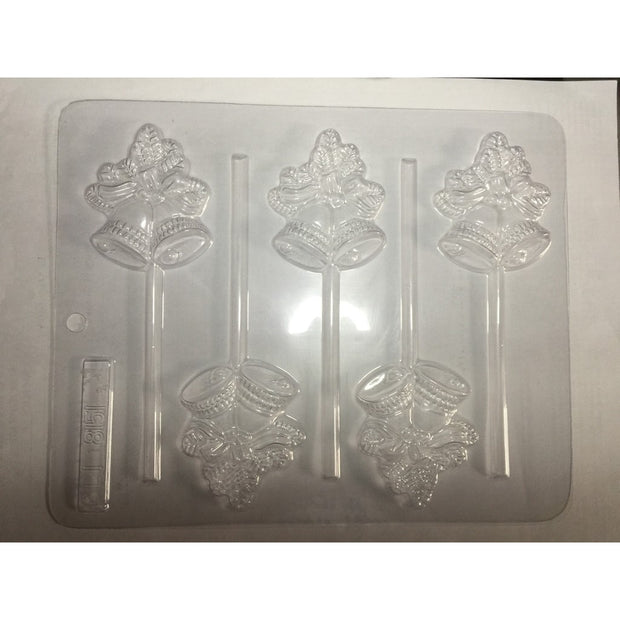 Christmas Bells Lollipop Chocolate Molder