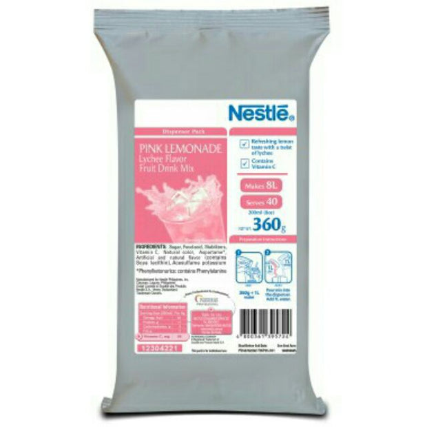 360g Nestle Pink Lemonade Lychee