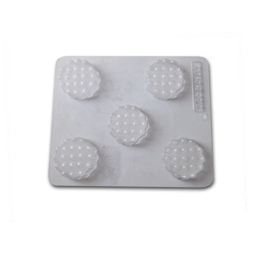 Cookie Mold with Chocolate Dots