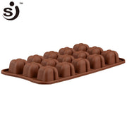 Onhand 15 Cavity Chines Knot Unique Silicone Mold Chocolate