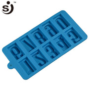 Onhand 10 Cavity Numbers Mold Silicone choco Chocolate Mould