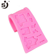 Onhand 15 Cavity  Knot Windmill Unique Silicone Mold Chocolate