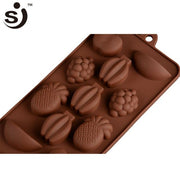 Onhand fruit pineapple grape banana silicone chocolate mold