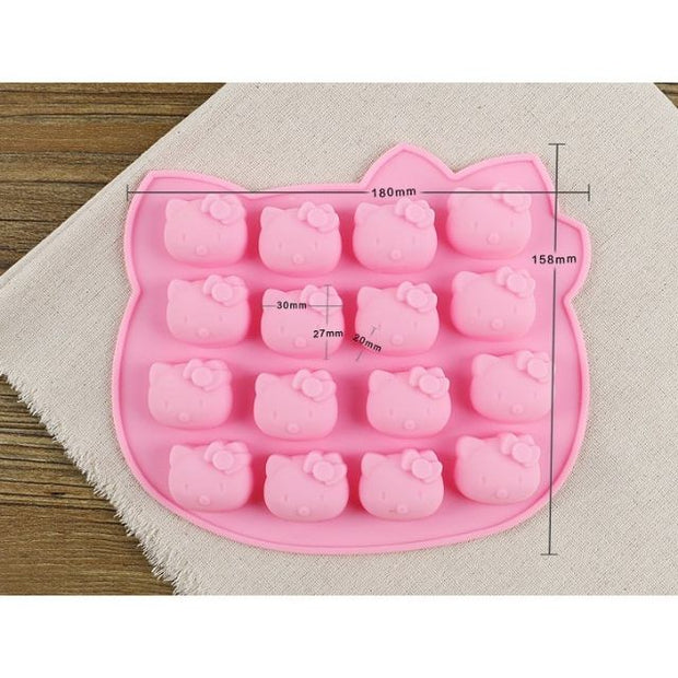 Hello Kitty Silicone Bites Molder Onhand