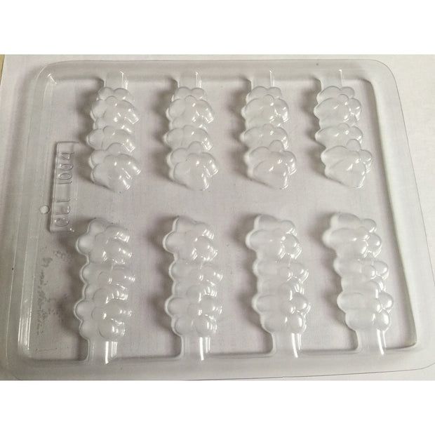 3 Flowers Lollipop Chocolate Molder