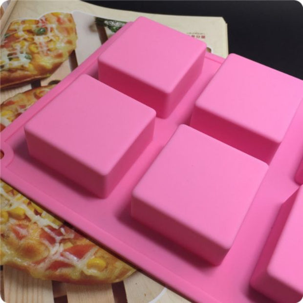 Soap Rectangular Brick Mold/Ice Cube/Silicone Bakeware Tools
