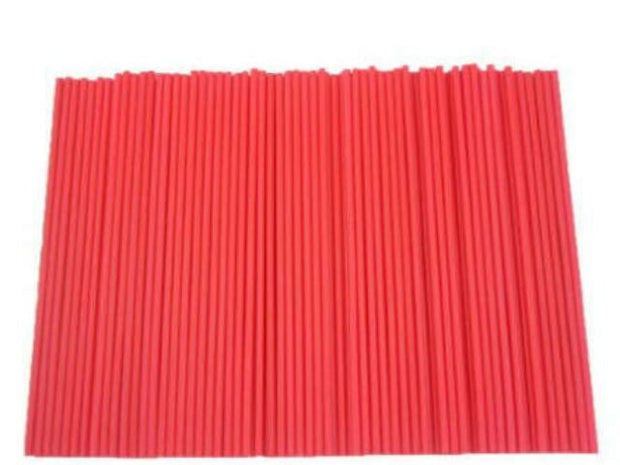 100pcs Red Lollipop Sticks (5.5inches)