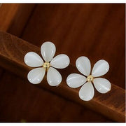 Opal Petals Earrings