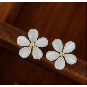 Opal Petals Earrings
