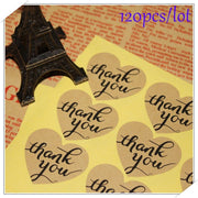 Thank You Heart Stickers