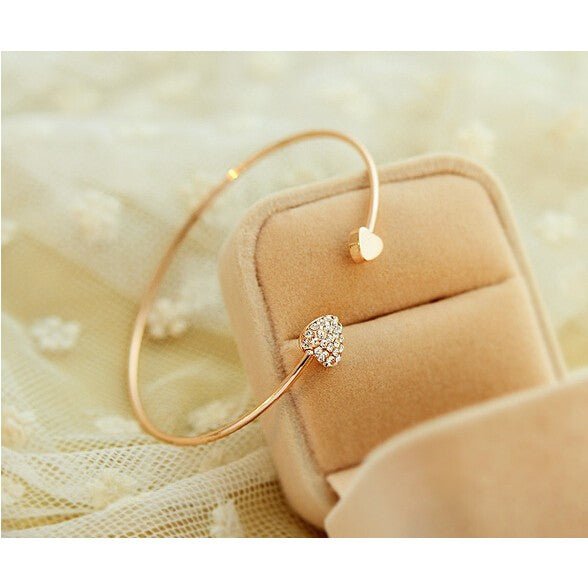 Double Heart Bracelet