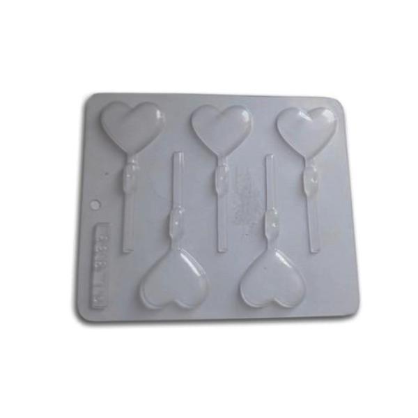 Heart Chocolate Lollipop Molder