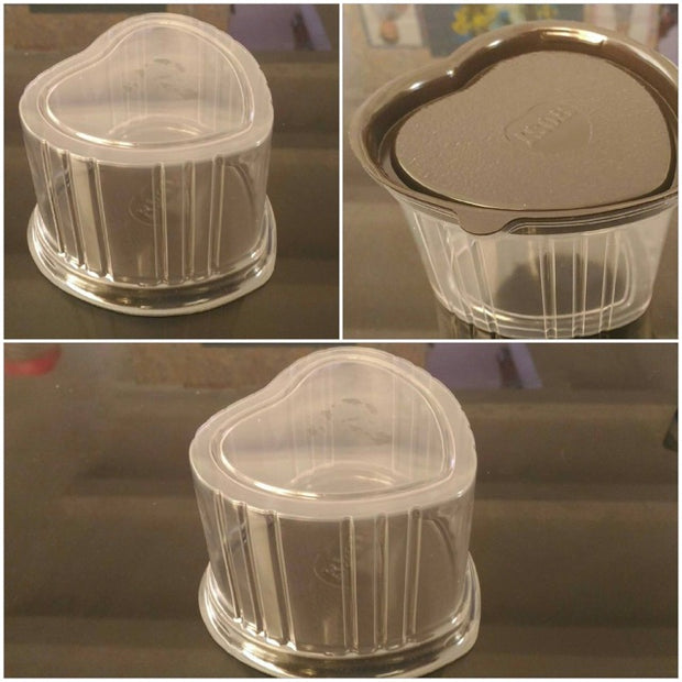 10pcs Heart Canisters