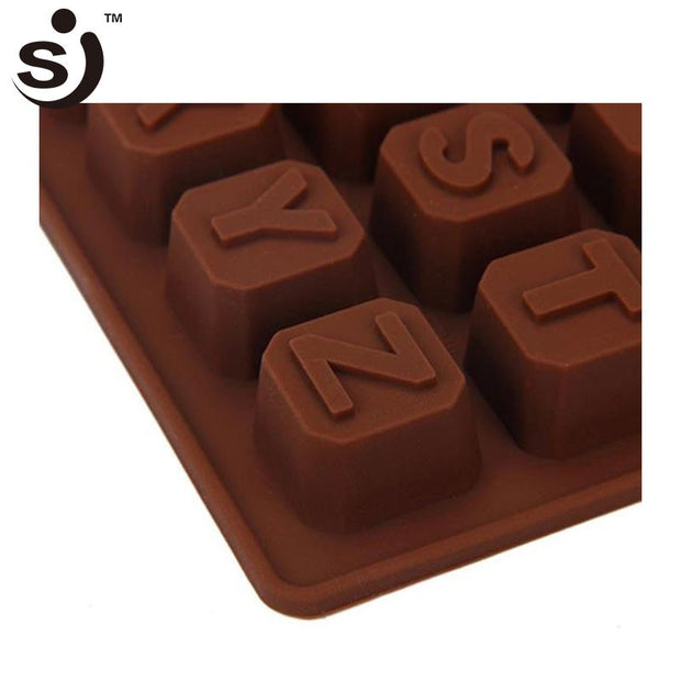 Onhand 30Mini Letters Alphabet Mould Silicone Chocolate Mold
