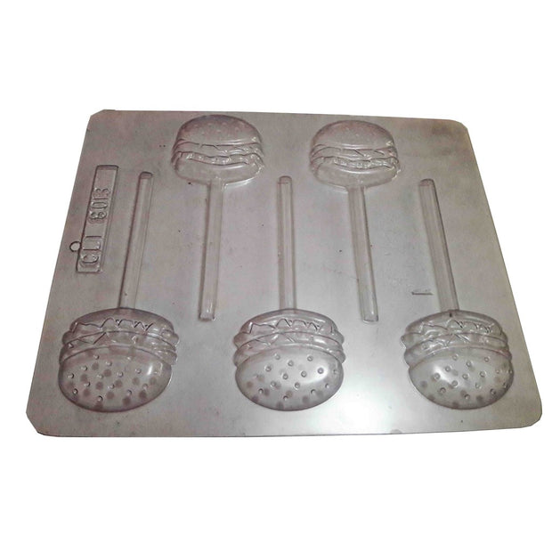 Hamburger Burger Chocolate Lollipop Molder OnHand