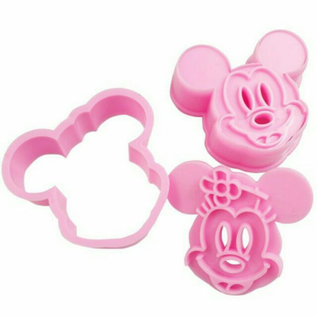 2 pcs Mickey Mouse Cookie Cutter