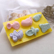 Onhand Big Bear Carriages Bottle Feet Silicone Cake Mold