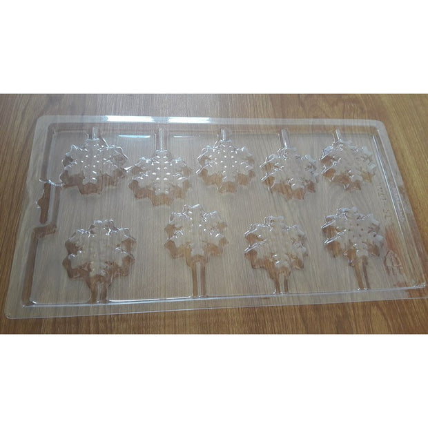 Snowflakes Chocolate Lollipop Molder