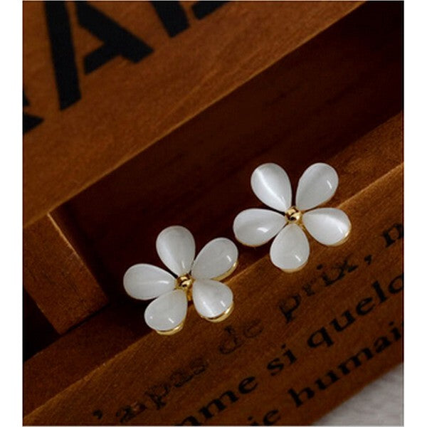 Opal Petals Earrings