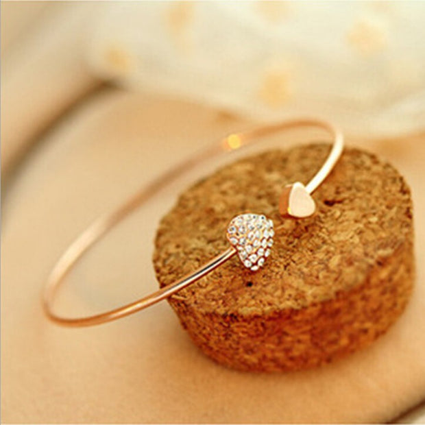 Double Heart Bracelet