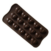 ONHAND 15 heart Silicon Silicone Bites Chocolate Mold Molder