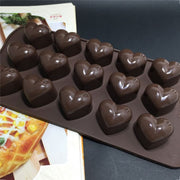 ONHAND 15 heart Silicon Silicone Bites Chocolate Mold Molder