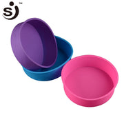 Onhand  Round Shape Silicone Cake Mold Reusable Mould  Pan