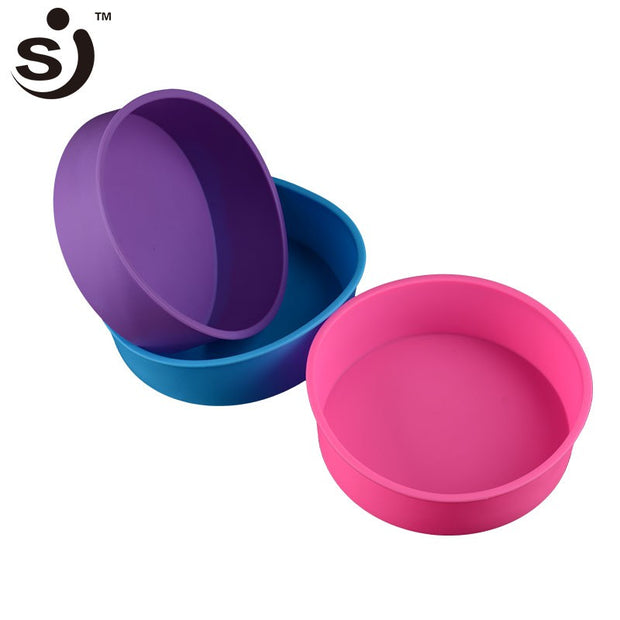 Onhand  Round Shape Silicone Cake Mold Reusable Mould  Pan