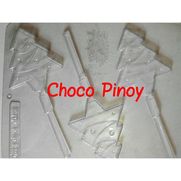 Big Christmas Tree Lollipop Chocolate Molder