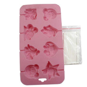 Disney  Mickey Minnie Daisy Silicone Lollipop Molder Mould